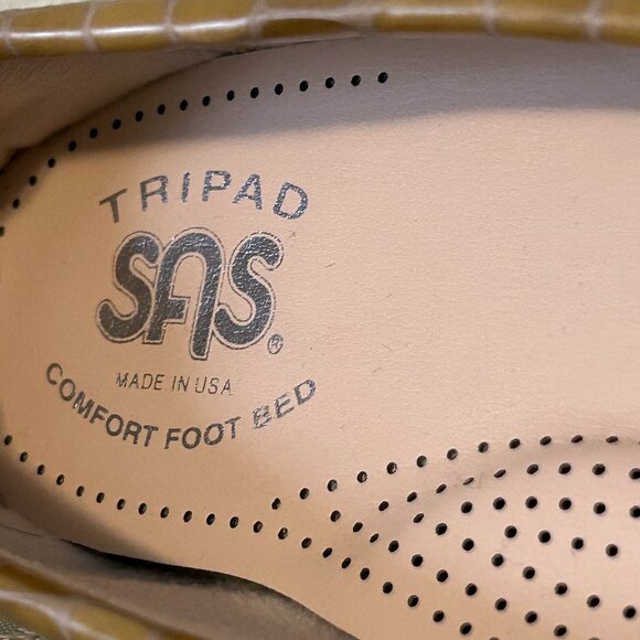 SAS "Simplify" Women's Embossed Patent Leather Croc Loafers Sz 8.5 to 9 - Picture 7 of 10